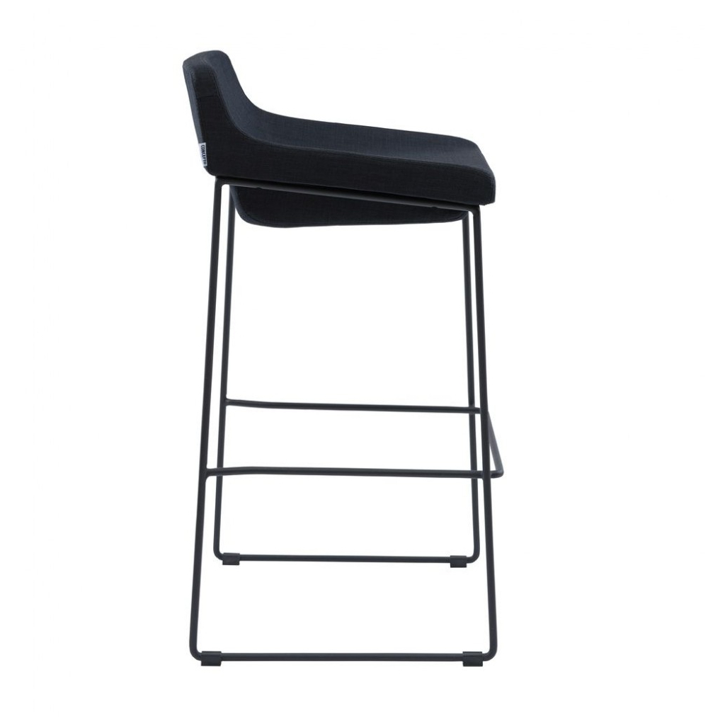 Кухонний стілець Concepto Comfy напівбарний чорний (HBC98-F11-BLACK)