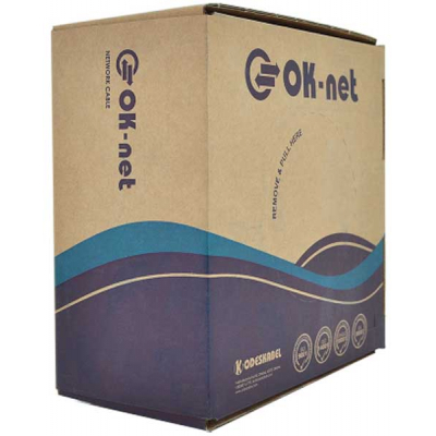 Network cable OK-Net UTP 500m cat.5e 2 pairs (UTP-cat.5-SL) (KPP-VP (100) 2x2x0.48 / 500)