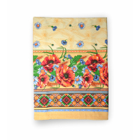 Tablecloth Home Line mat Poppies and daisies, 150x150 cm (129093)