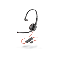 Навушники Plantronics Blackwire C3210 USB-C (mono) (209748-201)