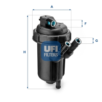 Fuel filter UFI 55.116.00
