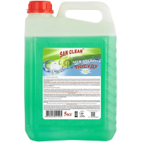 Manual dishwashing liquid San Clean Apple 5 kg (4820003541005)
