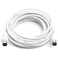 TV cable AV 75 Ohm, 5.0 m, white PowerPlant (CA911936)