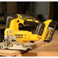 Електролобзик DeWALT 18В XR Li-lon, безщітковий, 2x5Ah, ЗП, кейс TSTAK (DCS334P2)