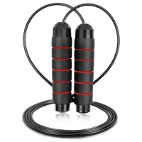 Скакалка PowerPlay 4210 швидкісна Чорна (PP_4210_Black/Red)