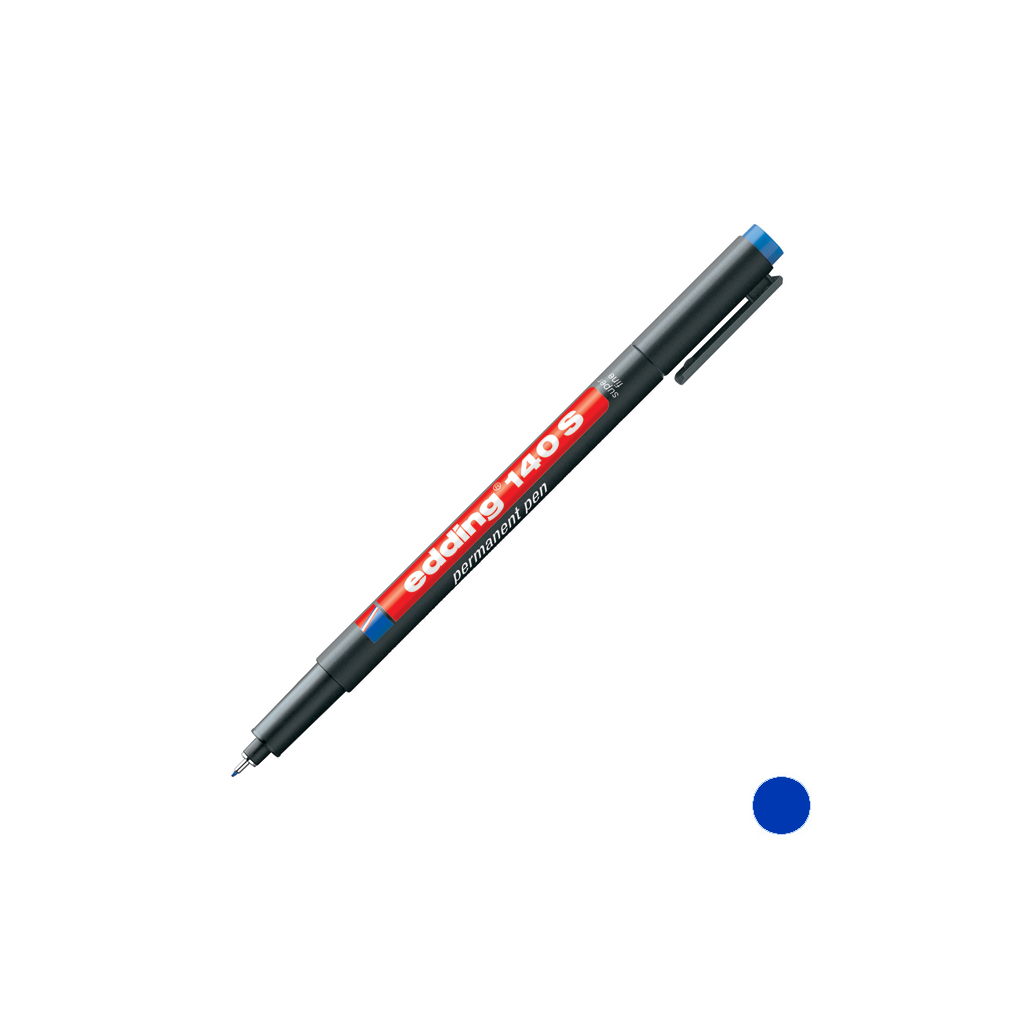 Маркер Edding перманентний Permanent ОНР E-140 S 0.3 мм Синій (e-140/03) Маркер Edding перманентний Permanent ОНР E-140 S 0.3 мм Синій (e-140/03)