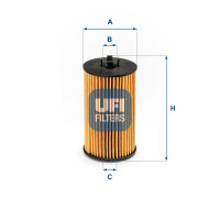 Oil filter UFI 25.225.00