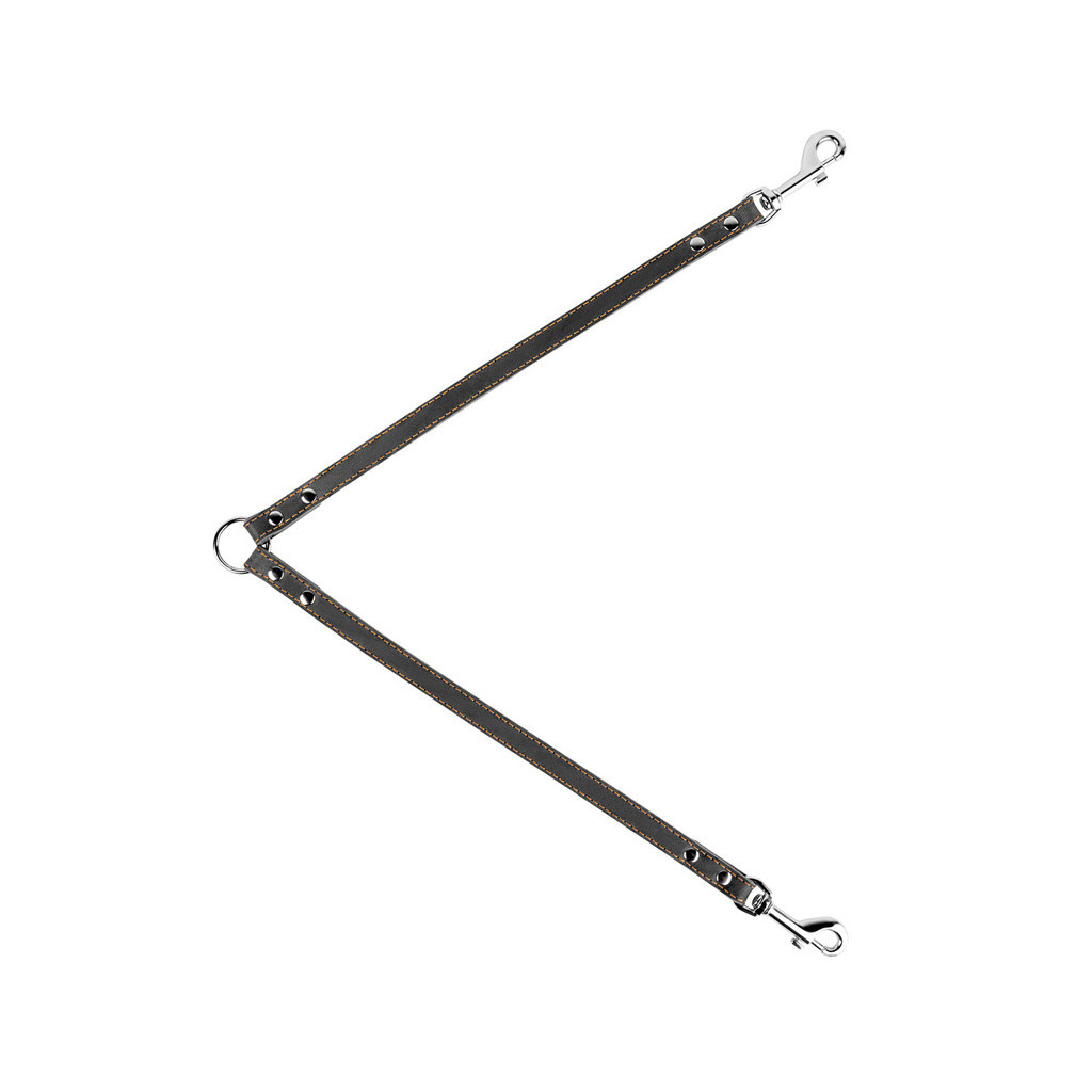 Повідець для собак Collar спарка Ш 14 мм Д 40 см чорний (00431)