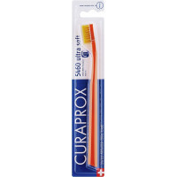 Зубна щітка Curaprox CS 5460 Ultra Soft Ультрам'яка D 0.10 мм Помаранчева з жовтою щетиною (CS 5460-06)