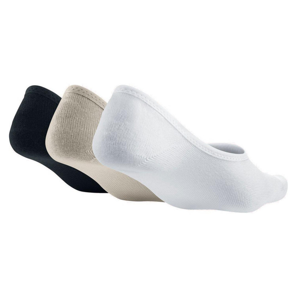 Шкарпетки Nike W NK EVERYDAY LTWT FOOT 3PR SX4863-900 34-38 3 пари Чорний/Білий/Бежевий (823233345874)