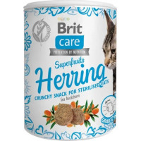 Ласощі для котів Brit Care Superfruits Herring 100 г - оселедець (8595602555710)