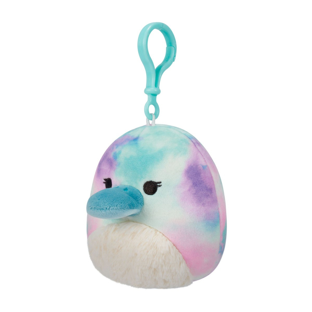 М'яка іграшка Squishmallows на кліпсі – Качкодзьоб Бріндал 9 см (SQCP00215)