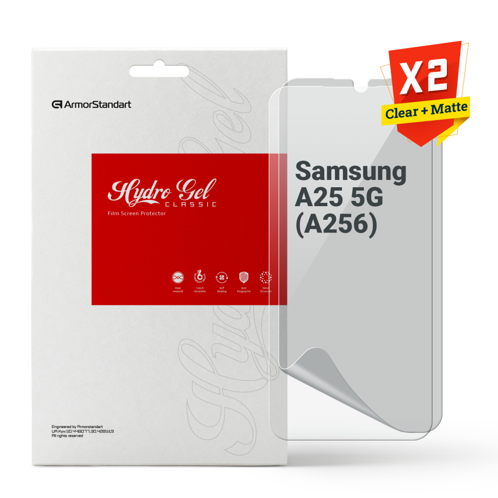 Плівка захисна Armorstandart Kit Clear + Matte Samsung A25 5G (A256) (ARM80703)