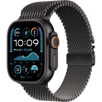 Смарт-годинник Apple Watch Ultra 2 2024 GPS + Cellular 49mm Black Titanium Case with Black Titanium Milanese Loop - S (MX4W3UL/A)