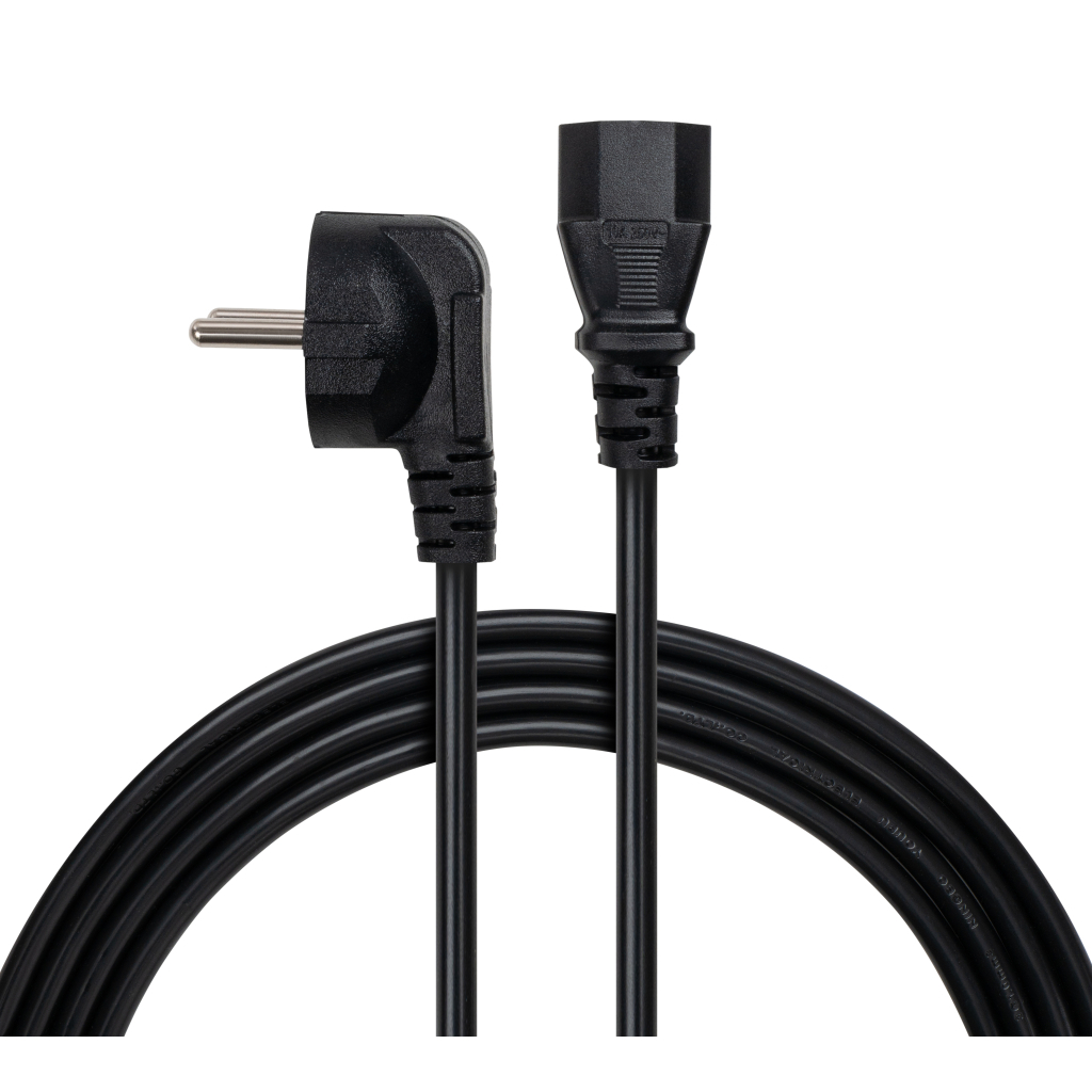 Кабель живлення C13 10.0m 1mm2 copper Vinga (VYPCC13101CU)