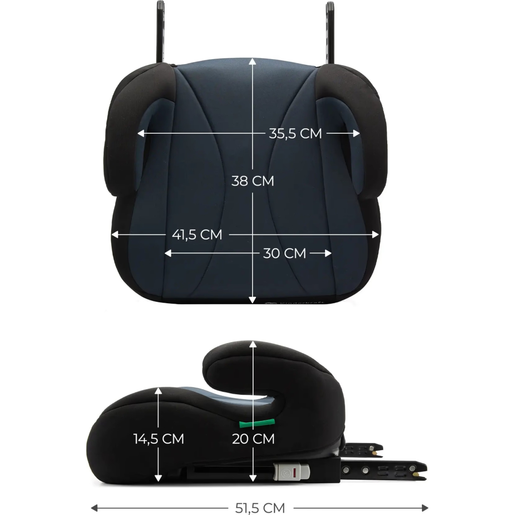 Автокрісло Kinderkraft бустер i-Boost Black (KCIBOO00BLK0000) (5902533924813)