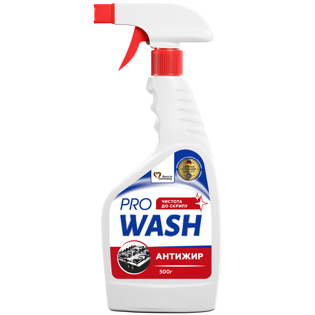 Спрей для чищення кухні Pro Wash Антижир 500 г (4262396145444)