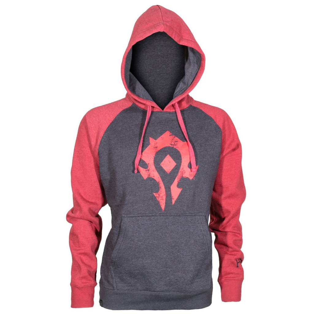 Худі Jinx World of Warcraft Proud Horde Heather/Crimson Heather Black M (JINX-11344M)