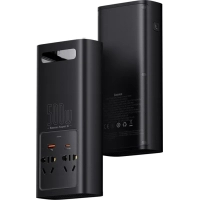 Автомобільний інвертор 12V/220V 500W Super Si Power Inverter CN/EU Black Baseus (CGNB000101)