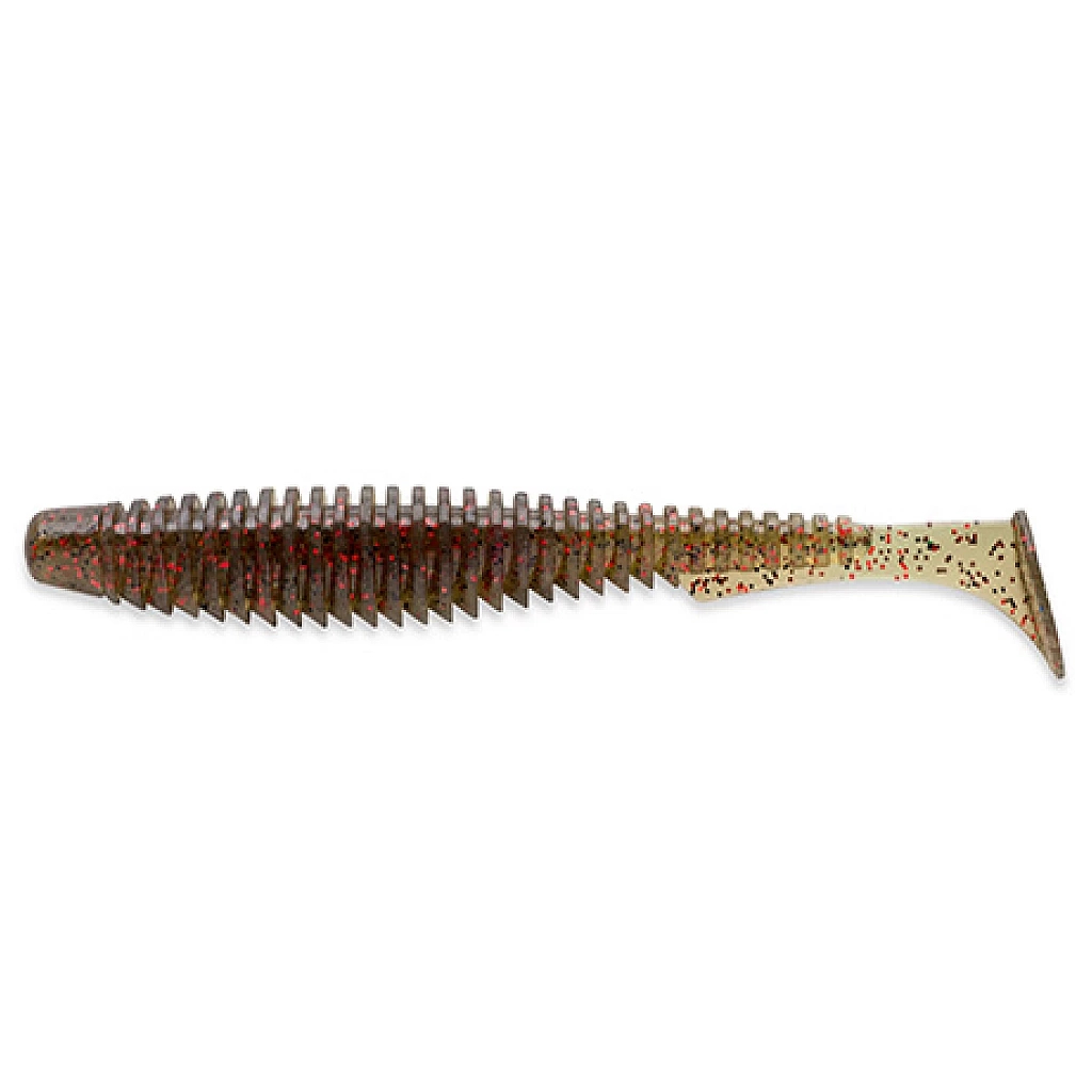 Силікон рибальський FishUP U-Shad 3.5" 045 - Green Pumpkin/Red&Black (8шт/уп) (1864.09.57) Силікон рибальський FishUP U-Shad 3.5" 045 - Green Pumpkin/Red&Black (8шт/уп) (1864.09.57)