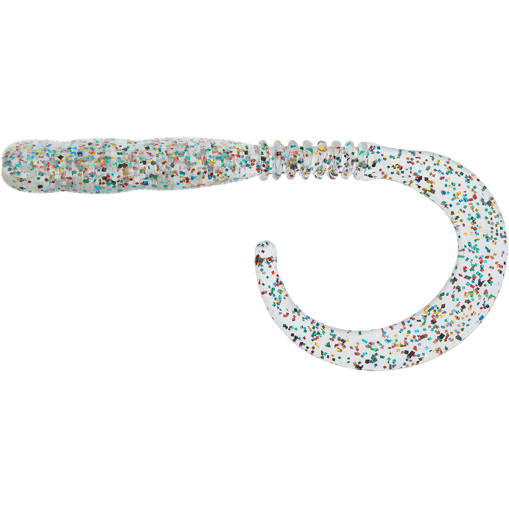 Силікон рибальський Reins Curly Curly 4" 152 Super Glow All Stars (15 шт/уп.) (1552.07.99)