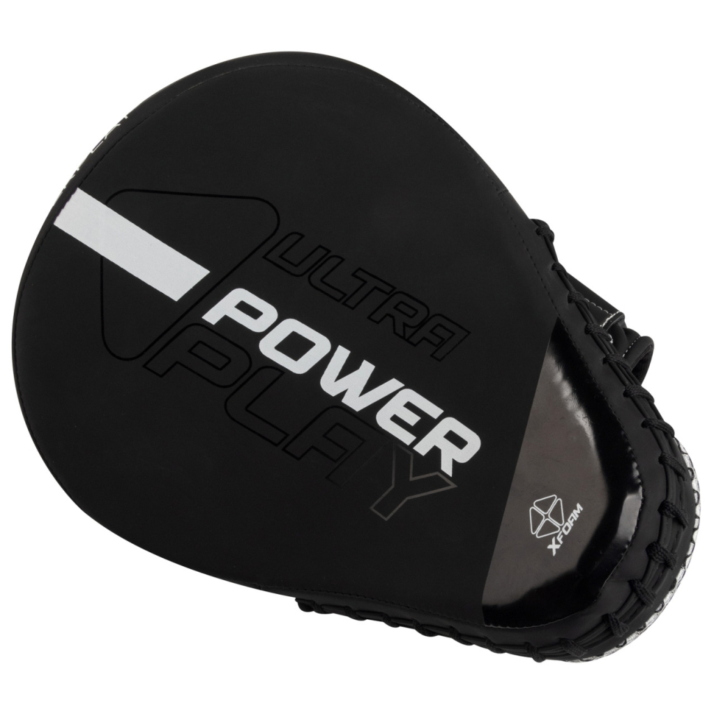 Лапи боксерські PowerPlay 3044 Pro Carbon Ultra Series Чорно-Білі (PP_3044_Bl/White)