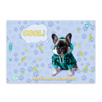 Yes A4 drawing album 20 staples with perforation Dogs (130603)