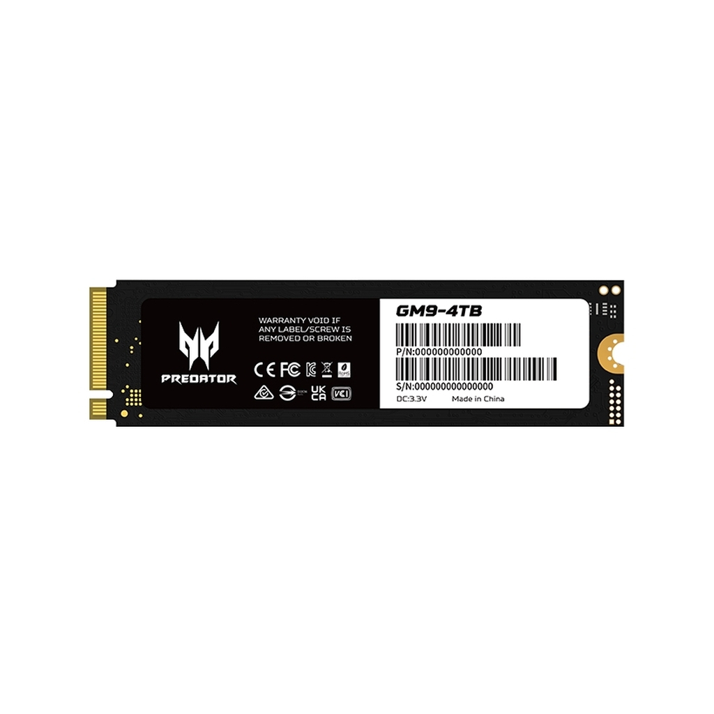 Накопичувач SSD M.2 2280 2TB GM9 Acer Predator (BL.9BWWR.137) Накопичувач SSD M.2 2280 2TB GM9 Acer Predator (BL.9BWWR.137)