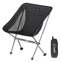 Folding armchair Naturehike Stellaluna L04 CNK2450JJ015, size M, black (6976023929410)