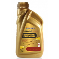Моторна олива TEDEX SYNTHETIC PREMIUM SM/CF/EC 0W30 1л