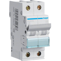 Automatic switch Hager 2-p. C 16A (6kA) 2M (A) (MCN216)