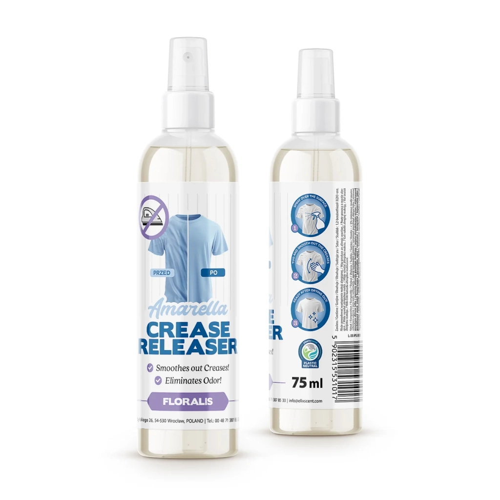 Засіб для прасування Amarella Праска-спрей розгладжувач складок Floralis 75 мл (5907100190257)