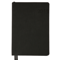 Тижневик Leo planner А5 датований 2026 "Boss", м'який, чорний, 368 сторінок (252634)