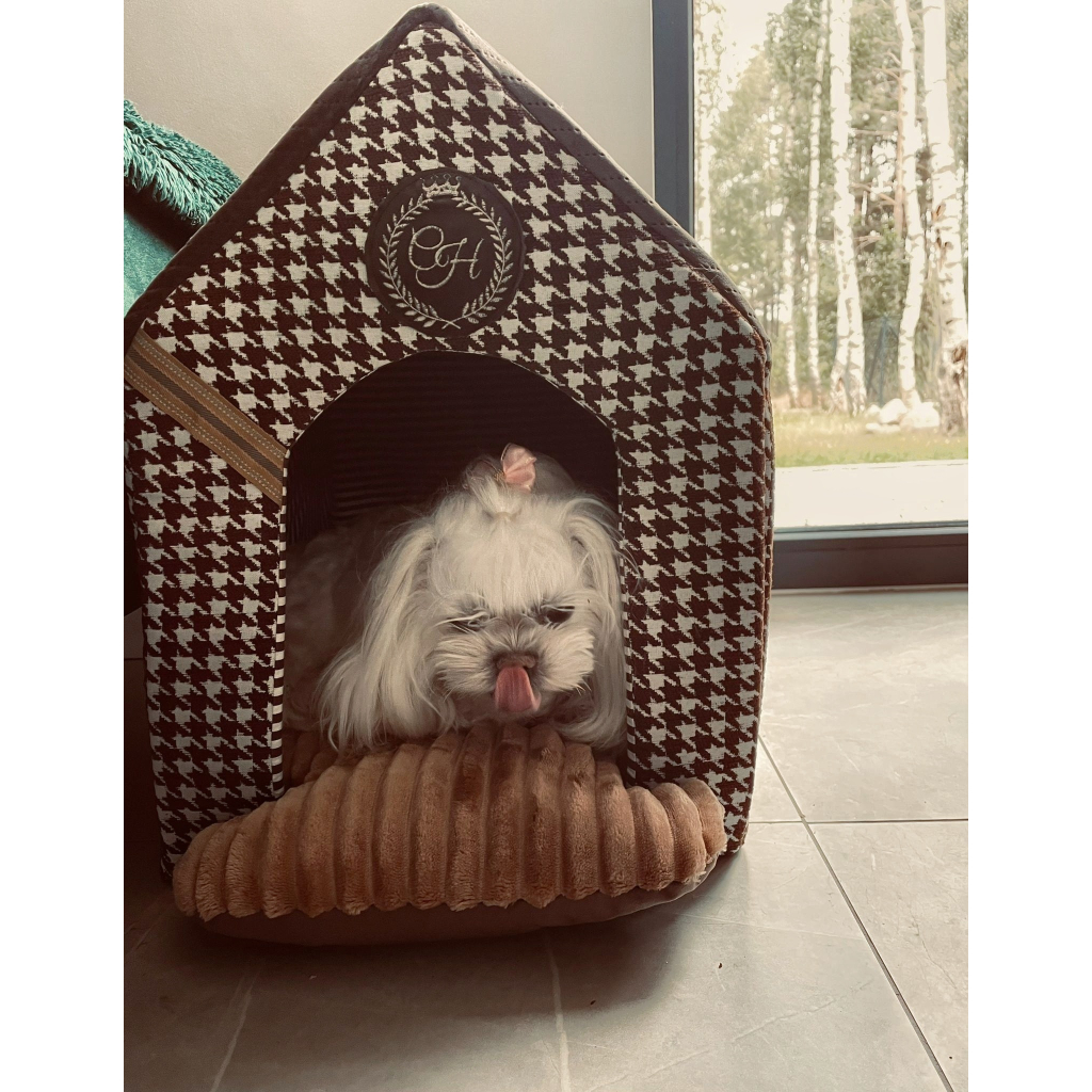 Будиночок для тварин Chloe's Home Positano M коричневий (CLH4593)