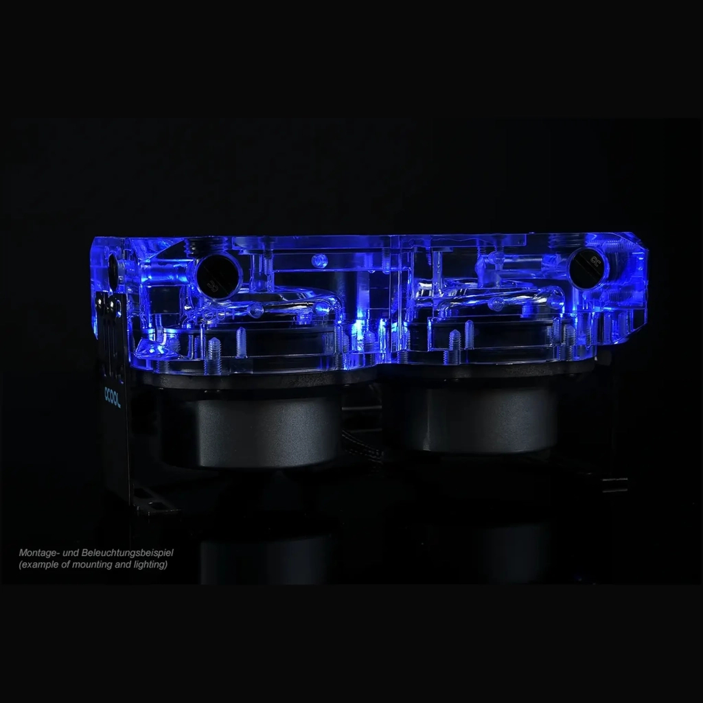 Резервуар для СРО Alphacool Eisdecke D5 dual Acryl top (13312)