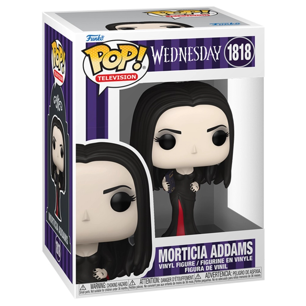 Фігурка Funko Pop серії Венздей - Мортіша Аддамс з Книгою Заклинань (86680) Фігурка Funko Pop серії Венздей - Мортіша Аддамс з Книгою Заклинань (86680)