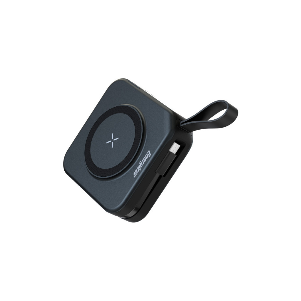 Повербанк Energizer Magnetic Wireless 10000mAh 20W PD, AC зарядка, QI/15W, built-in USB-C (QM10001AC)
