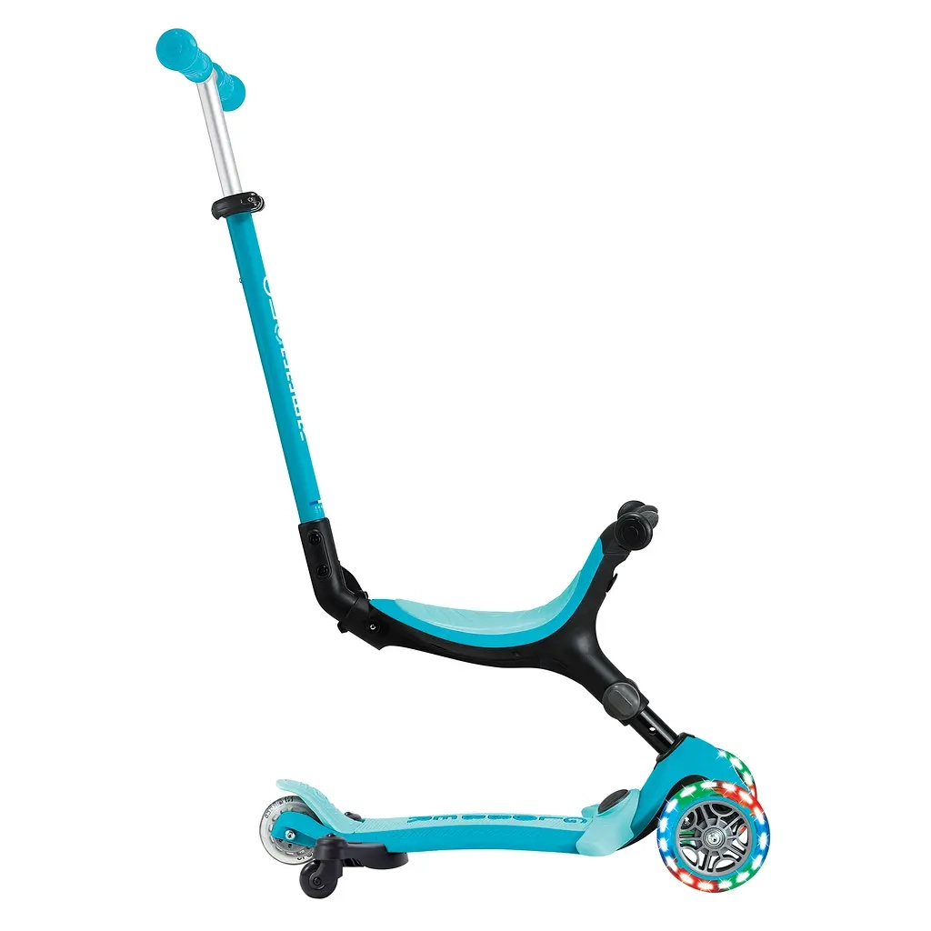 Самокат Globber серії Go Up Active 360 аква Колеса з підсвічуванням (749-300) Самокат Globber серії Go Up Active 360 аква Колеса з підсвічуванням (749-300)