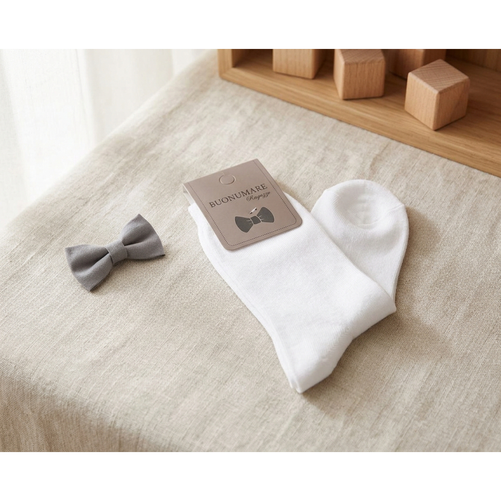 Шкарпетки дитячі UCS Socks однотонні (M0C0101-0167-M-11-white)