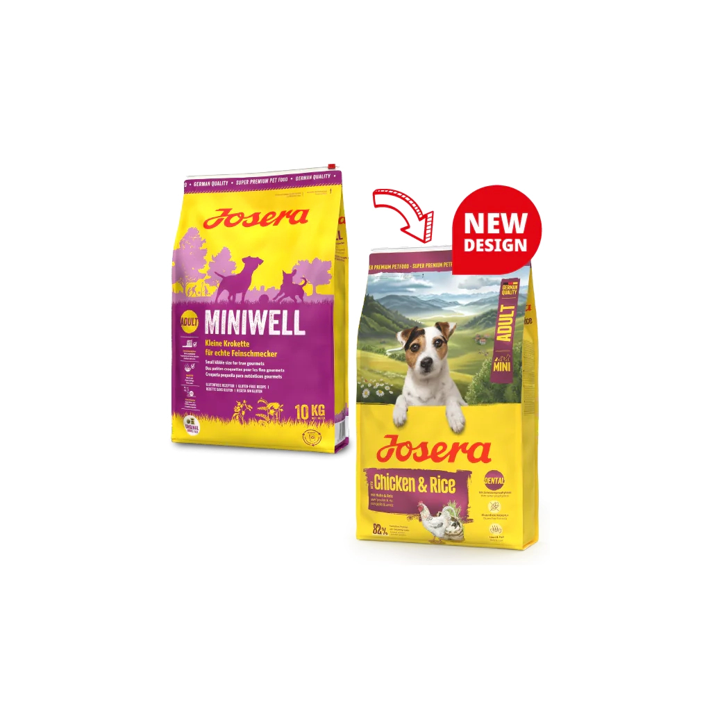 Сухий корм для собак Josera Mini Adult Chicken & Rice (Miniwell) 10 кг (4032254785200)