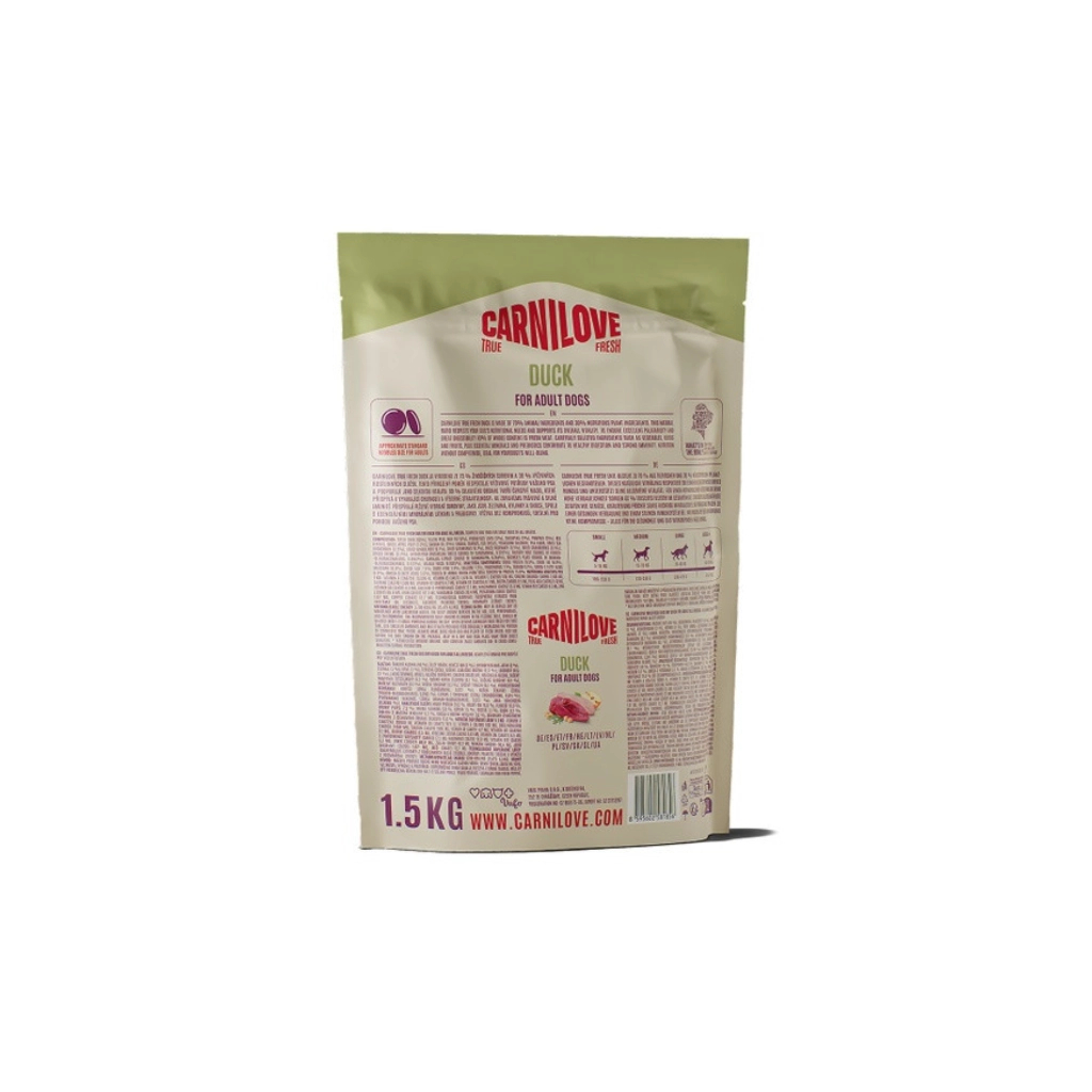 Сухий корм для собак Carnilove True Fresh Duck 1.5 кг (8595602581856) Сухий корм для собак Carnilove True Fresh Duck 1.5 кг (8595602581856)
