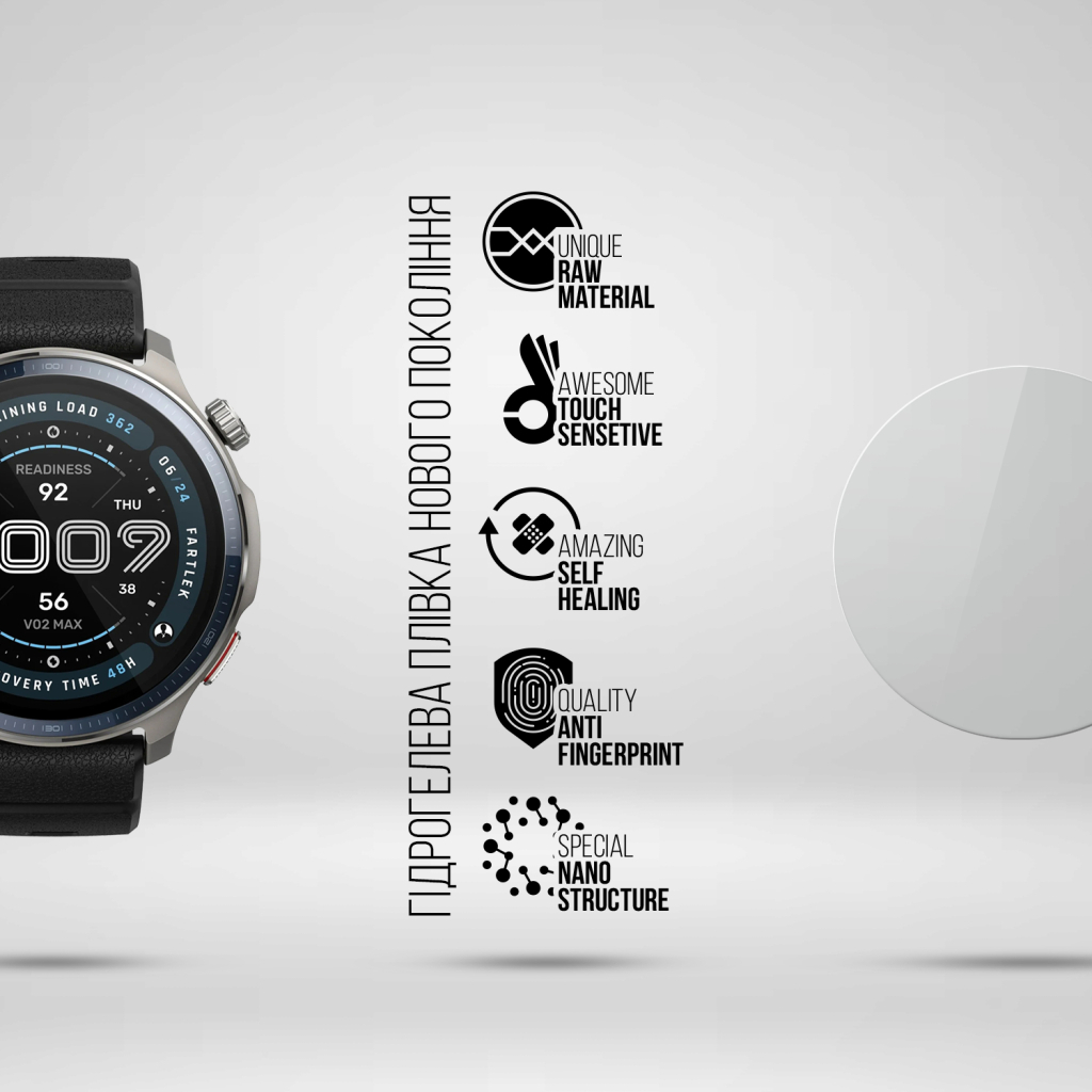Плівка захисна Armorstandart hydrogel Amazfit Balance 2 6 pcs (ARM91529) Плівка захисна Armorstandart hydrogel Amazfit Balance 2 6 pcs (ARM91529)