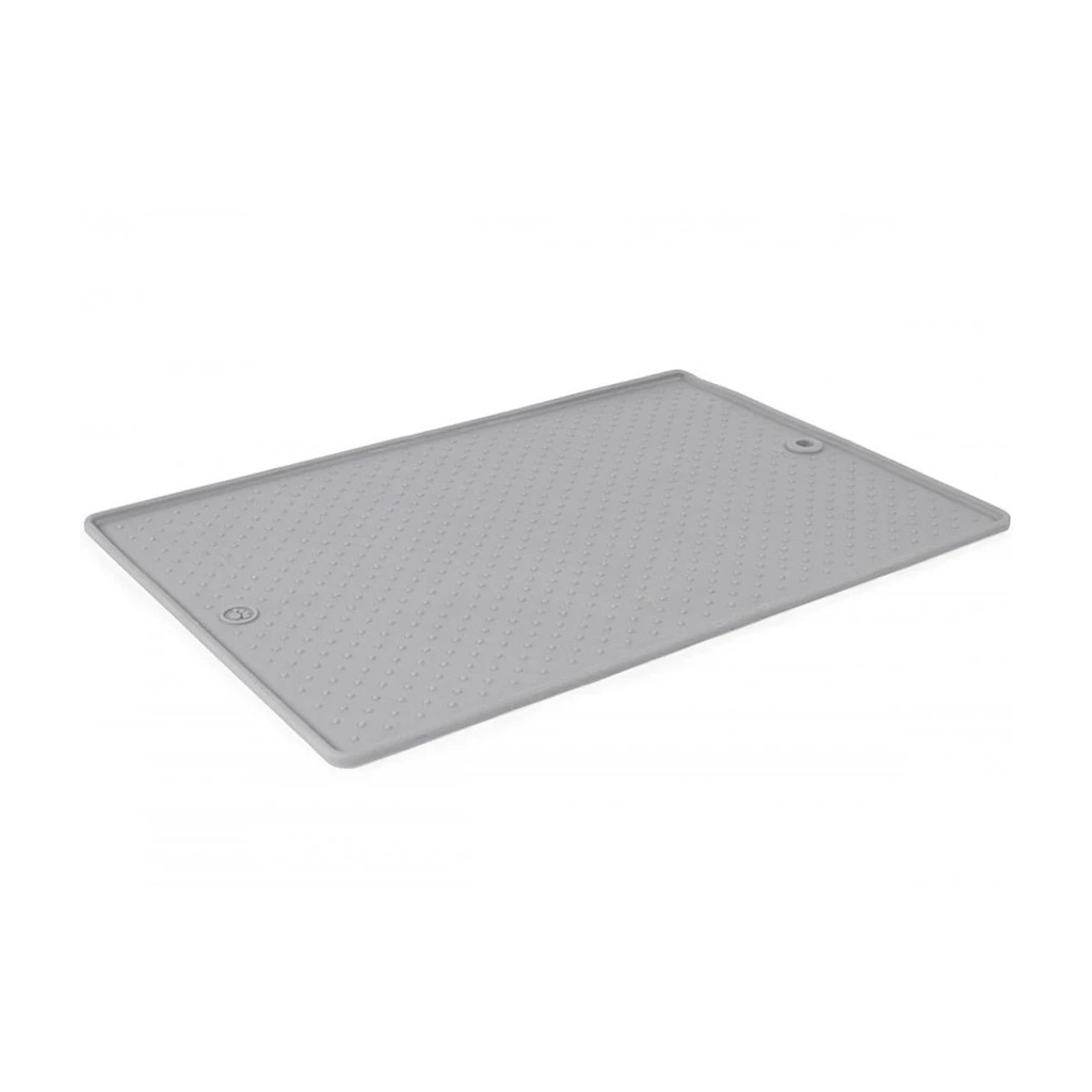 Килимок під миски Dexas Pet Bowl Grippmat Large антиковзкий 60х43 см сірий (0084297307509)