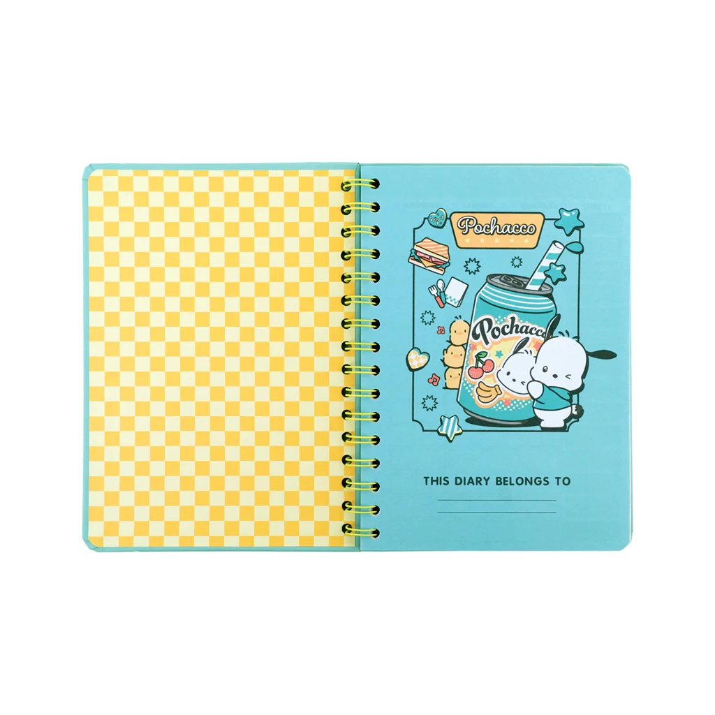 Тижневик Kite дитячий на спіралі Pochacco, тверда обкладинка (PC26-438)