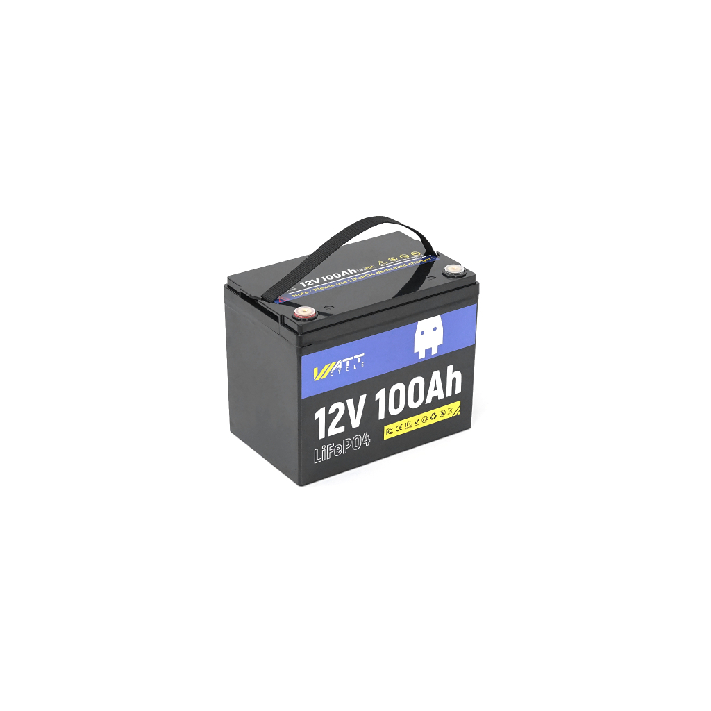 Батарея LiFePo4 WattCycle 12,8V 100Ah, 1,28kWh (WT12V100AH100) Батарея LiFePo4 WattCycle 12,8V 100Ah, 1,28kWh (WT12V100AH100)
