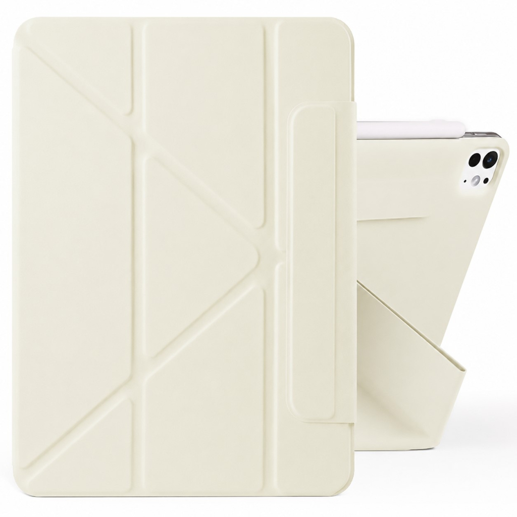 Чохол до планшета BeCover Ultra Slim Origami Magnetic Apple iPad Pro 11" M5 2025 Beige (715950)