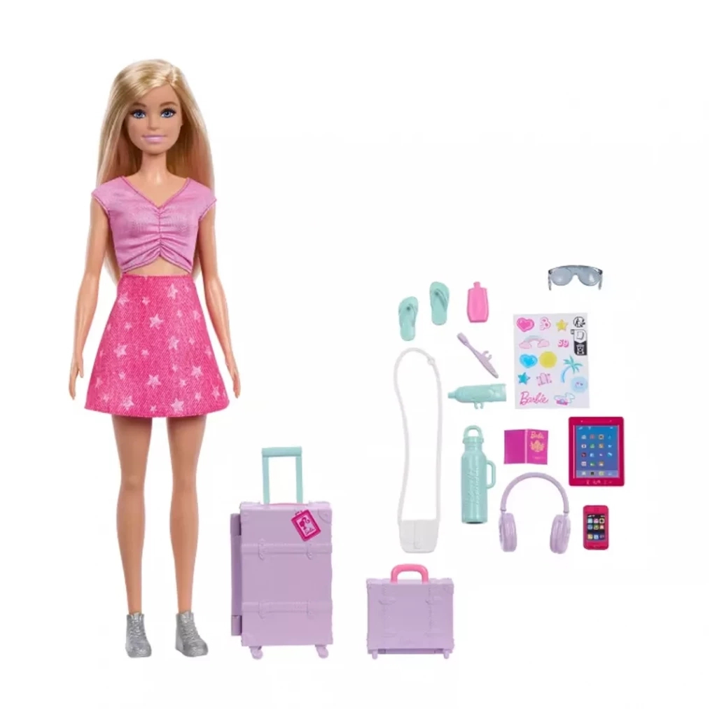 Лялька Barbie набір з лялькою Малібу Подорож мрії (JMJ47)