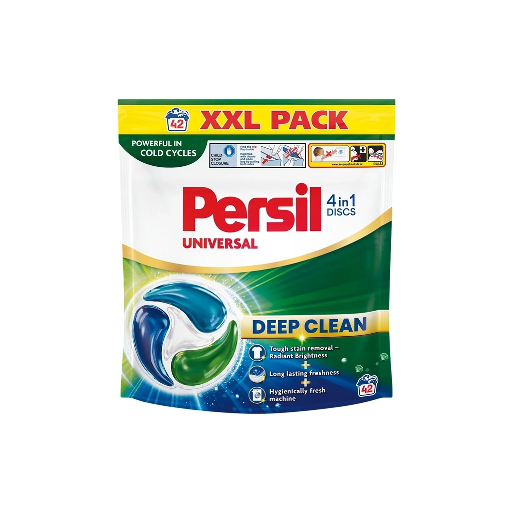 Капсули для прання Persil 4in1 Discs Universal Deep Clean 42 шт. (9000101846072)