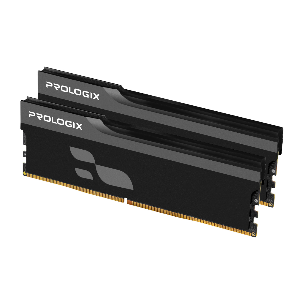 Модуль пам'яті для комп'ютера DDR5 32GB (2x16GB) 6000 MHz Onyx Black Prologix (PRO32GB6000YB5K) Модуль пам'яті для комп'ютера DDR5 32GB (2x16GB) 6000 MHz Onyx Black Prologix (PRO32GB6000YB5K)