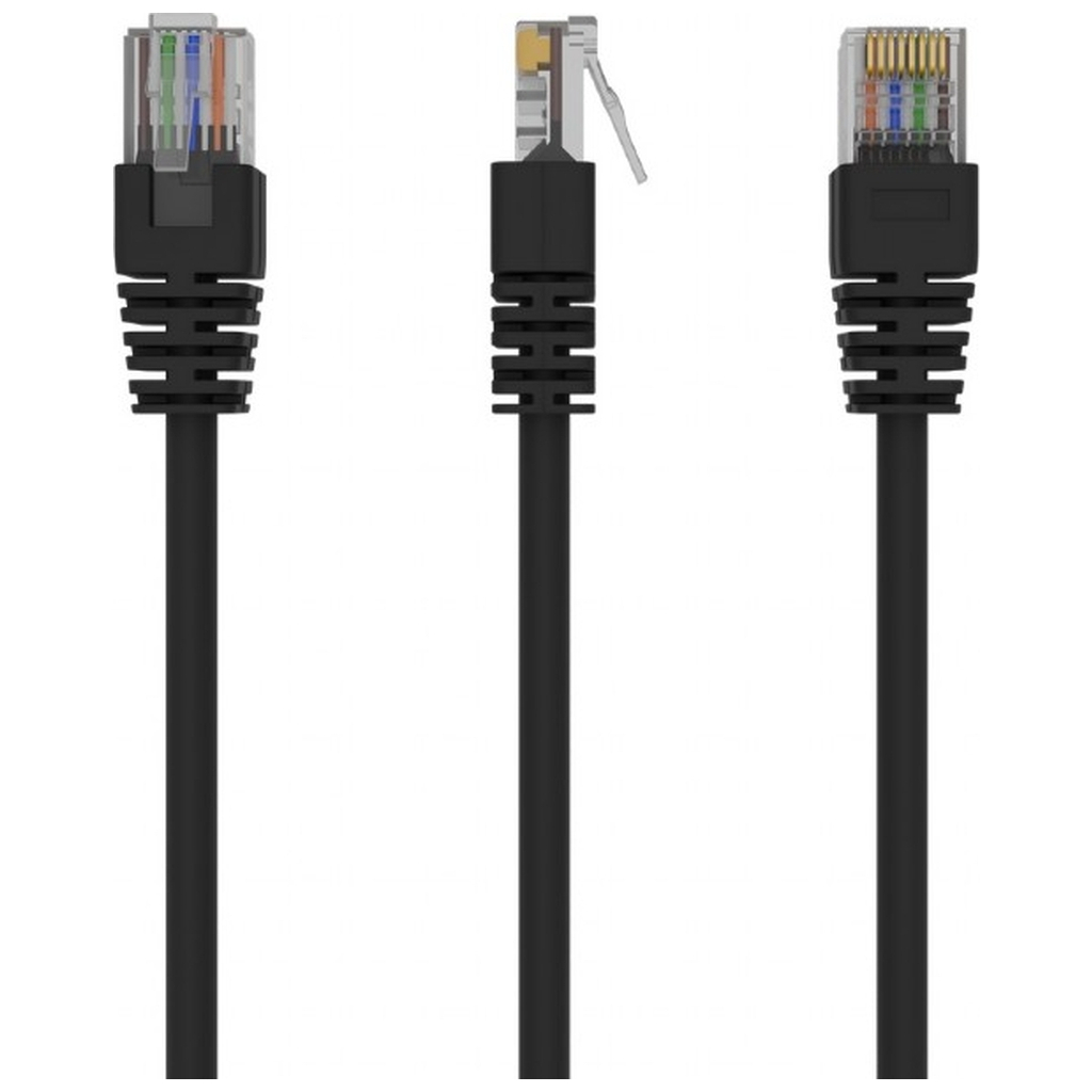 Патч-корд 1м Cablexpert (PP12-1M/BK)